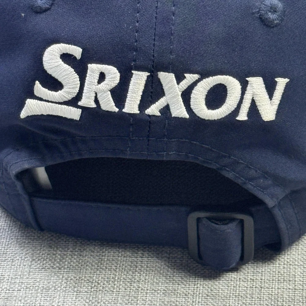 Srixon Golf Mens Hat Cap Strap Back One Size Blue Breathable Adjustable